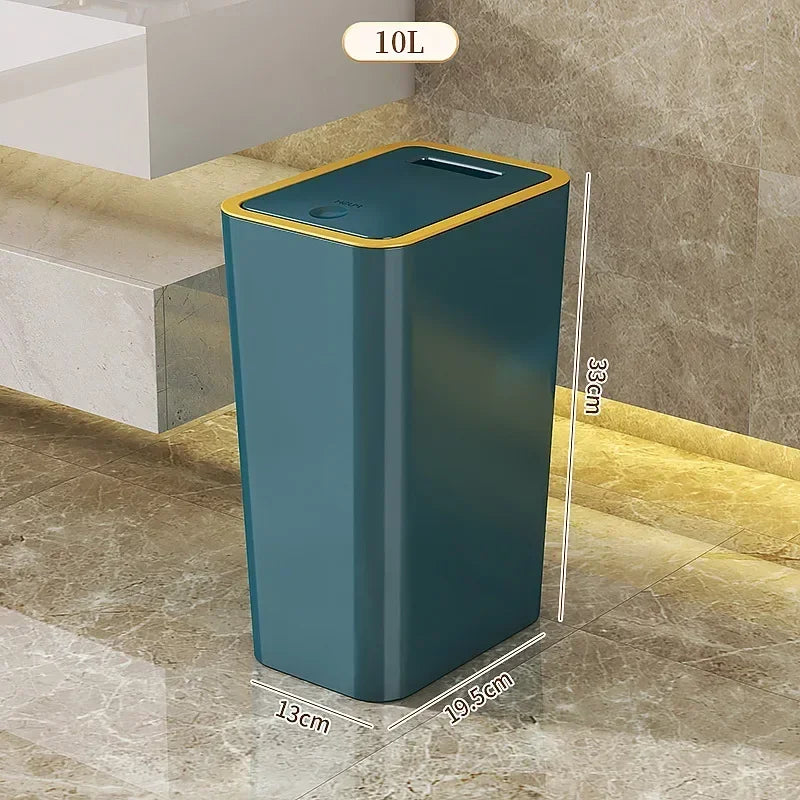 10L Pop-Up Lid Bathroom Waste Bin – view 6