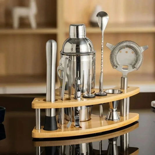 11-Piece Stainless Steel Bartender Set