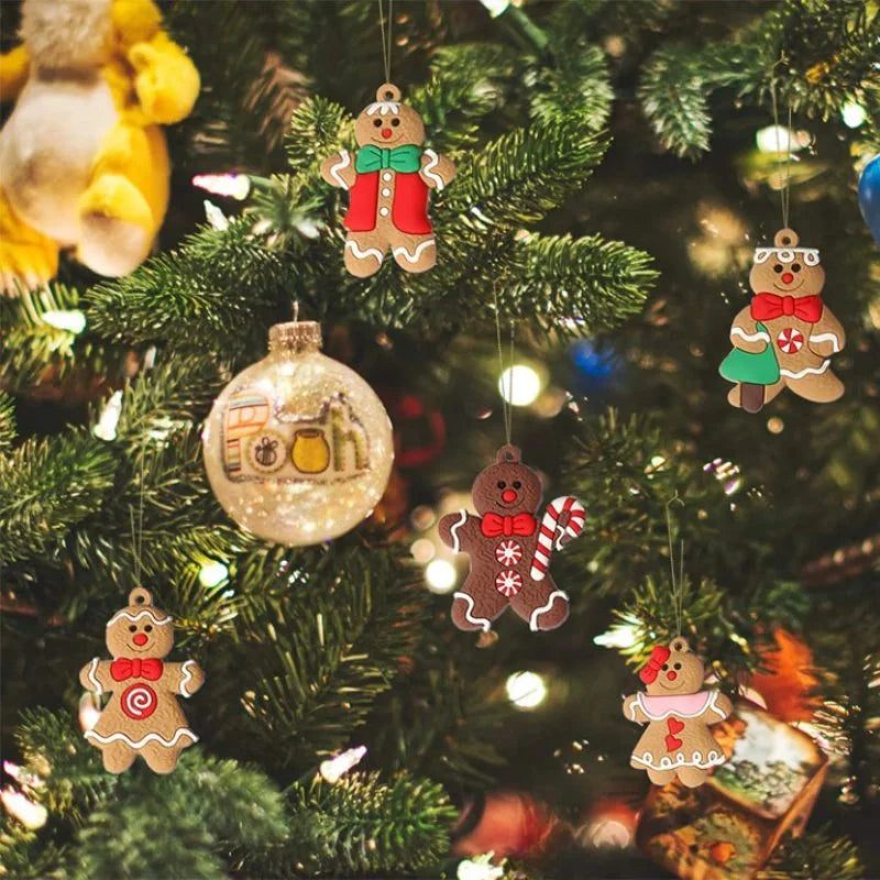 12-Piece Gingerbread Christmas Ornament Set – view 3
