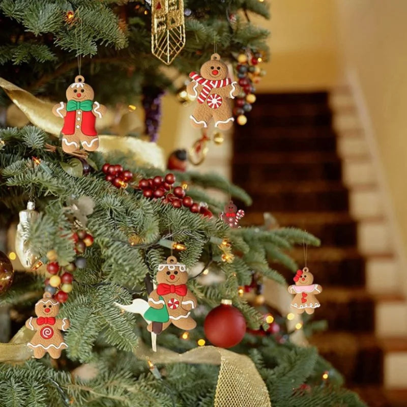12-Piece Gingerbread Christmas Ornament Set – view 4