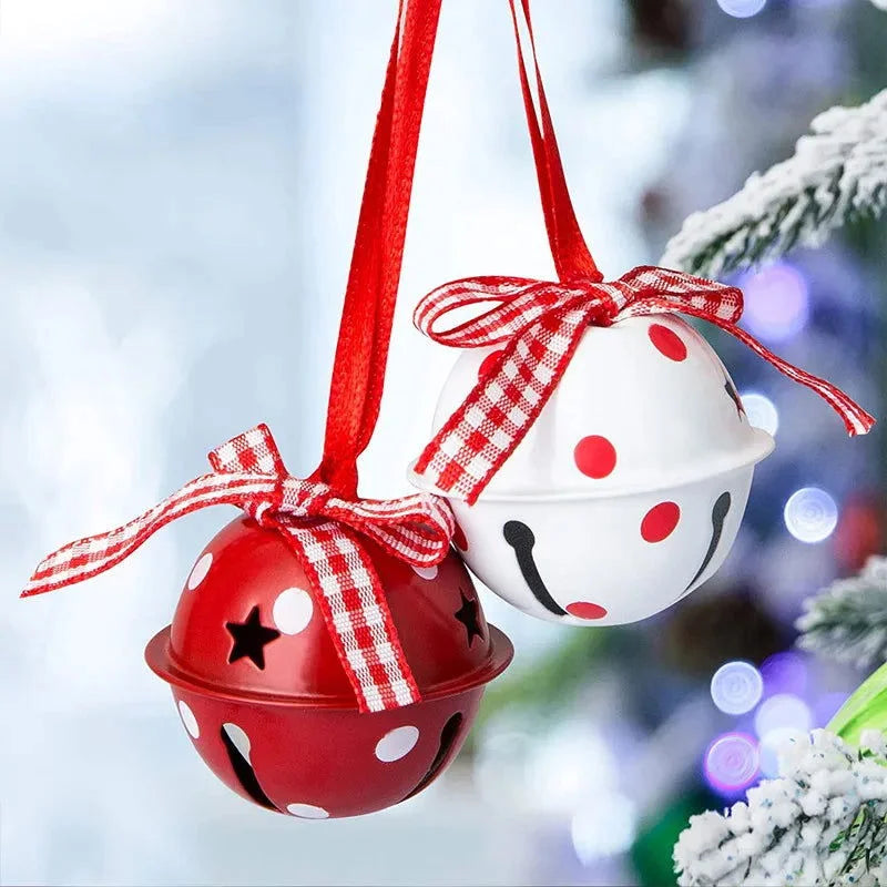 12-Piece Metal Christmas Ornament Set – Star, Bell or Snowflake