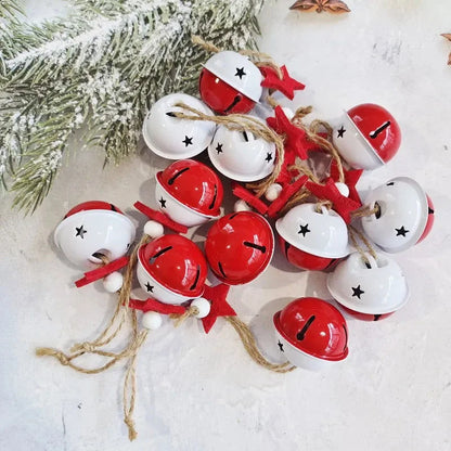 12-Piece Metal Christmas Ornament Set – Star, Bell or Snowflake – view 3