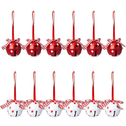 12-Piece Metal Christmas Ornament Set – Star, Bell or Snowflake – view 5