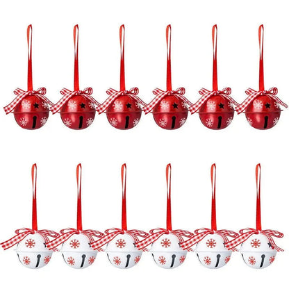 12-Piece Metal Christmas Ornament Set – Star, Bell or Snowflake – view 6