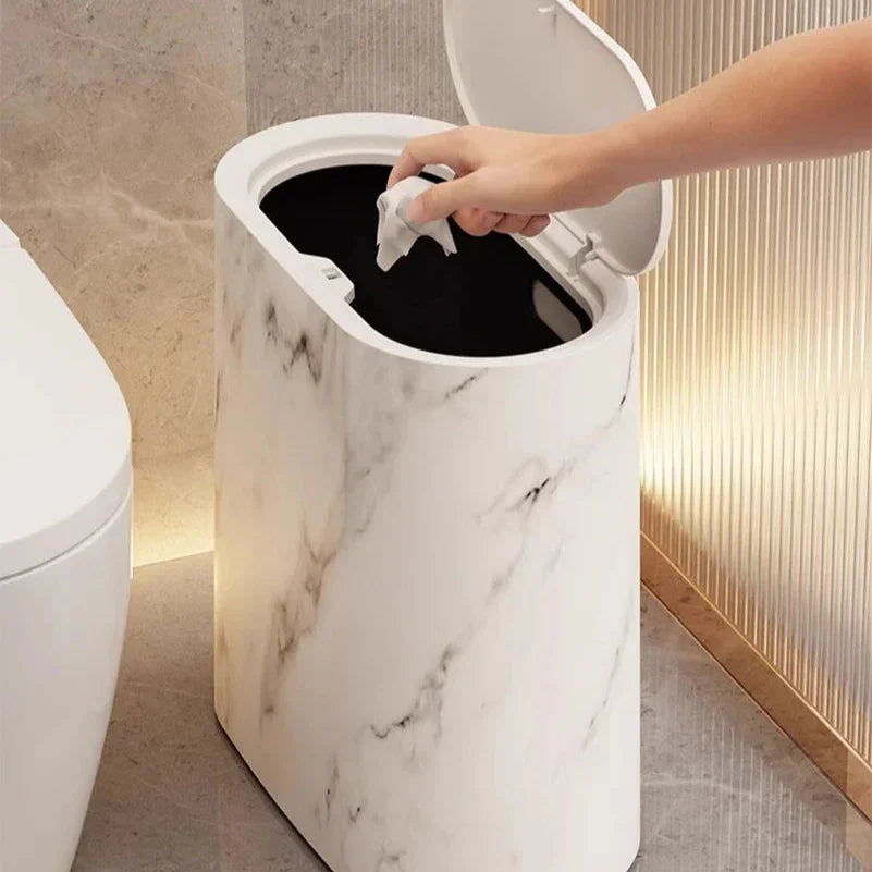 12L Wall-Mounted Pop-Up Lid Bin – view 2