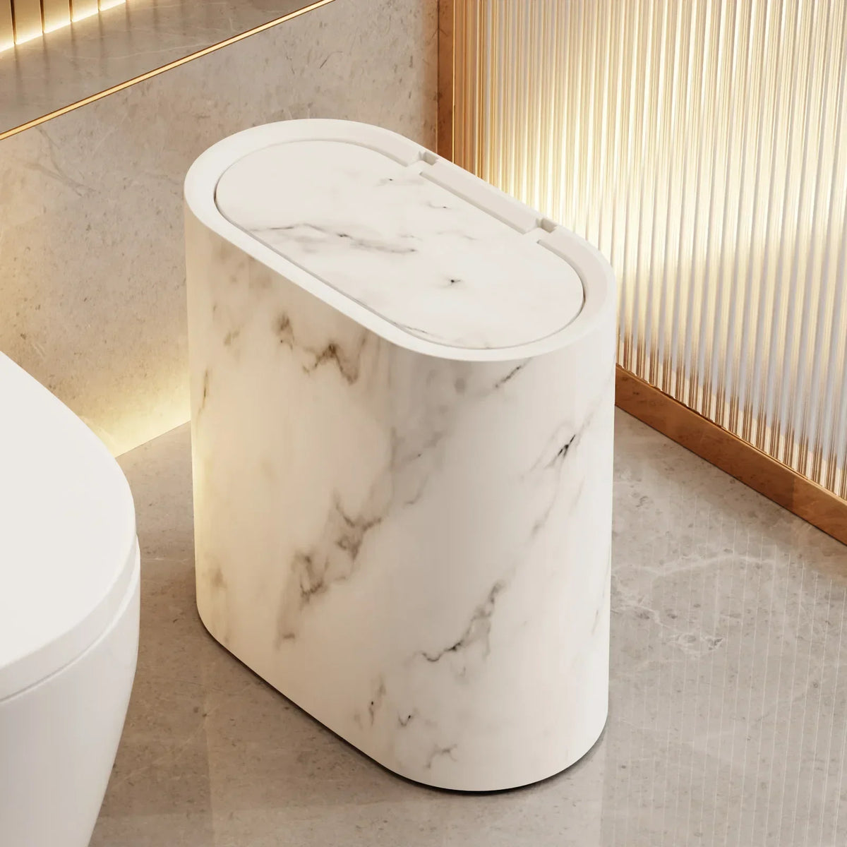 12L Wall-Mounted Pop-Up Lid Bin – view 3