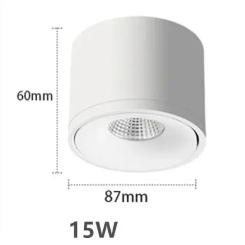 15W Rotating Dimmable LED Ceiling Spotlight – view 10