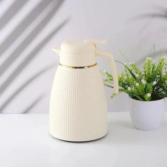 1L Stainless Steel Thermal Carafe with Glass Liner