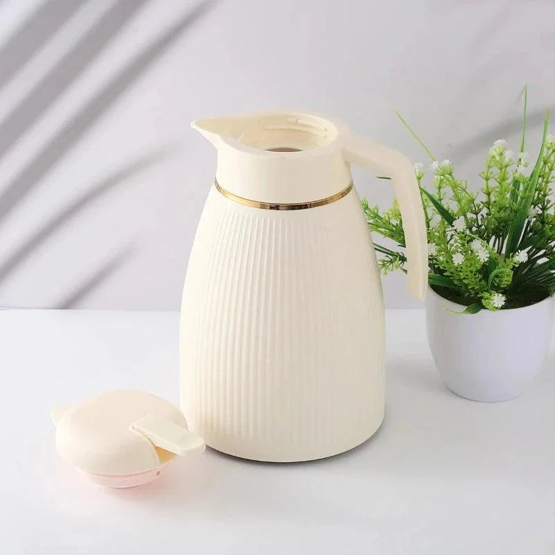 1L Stainless Steel Thermal Carafe with Glass Liner – view 2