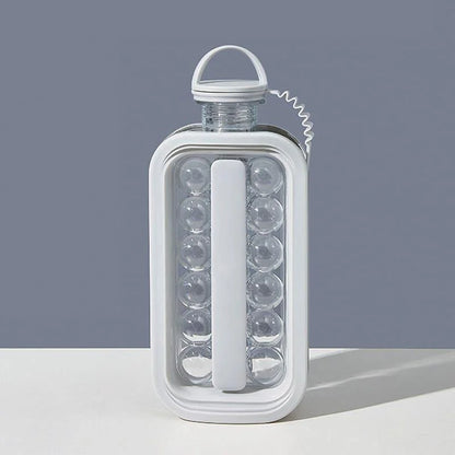 2-in-1 water bottle with round ice mould – view 9