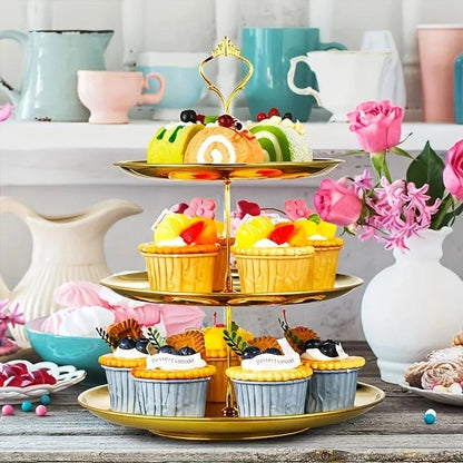 2- or 3-Tier Stainless Steel Serving Stand – view 4