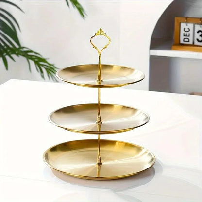 2- or 3-Tier Stainless Steel Serving Stand – view 5