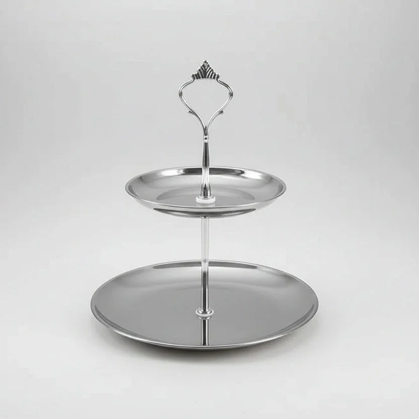2- or 3-Tier Stainless Steel Serving Stand – view 7