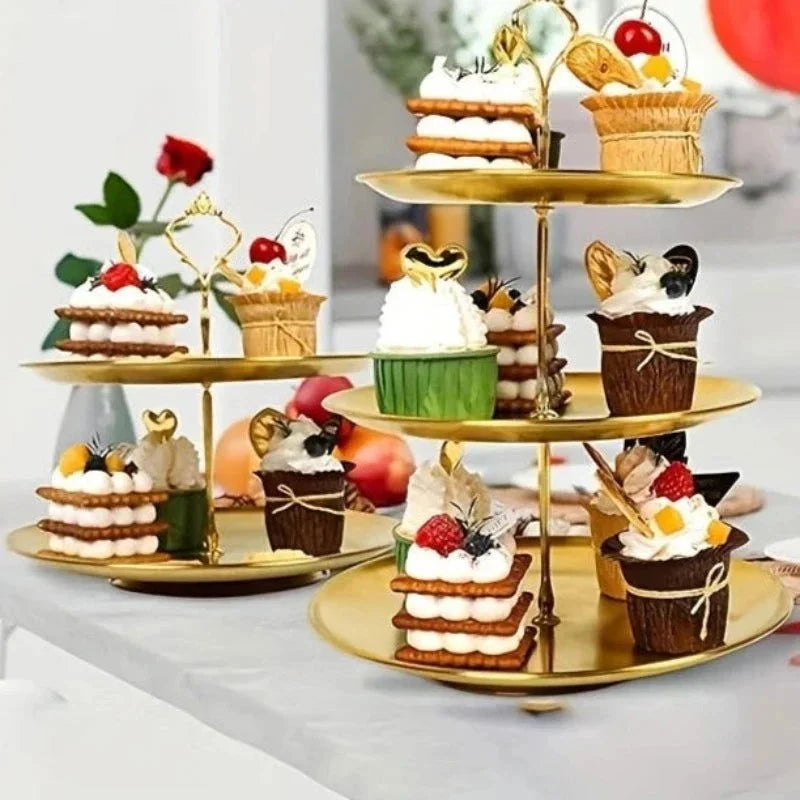 2- or 3-Tier Stainless Steel Serving Stand – view 9