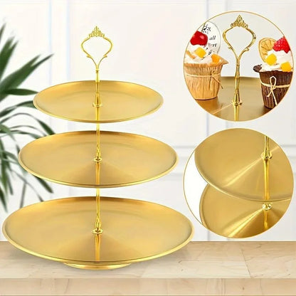 2- or 3-Tier Stainless Steel Serving Stand – view 10