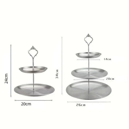 2- or 3-Tier Stainless Steel Serving Stand – view 11