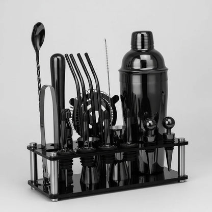 20-Piece Stainless Steel Bartender Set – Boston or Cobbler – view 2