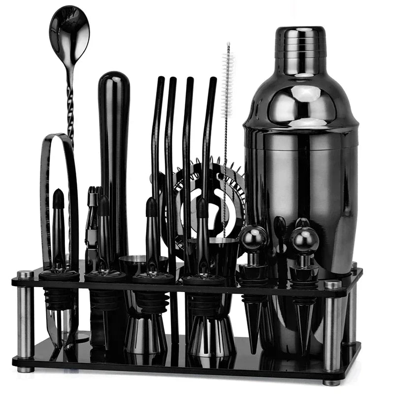 20-Piece Stainless Steel Bartender Set – Boston or Cobbler – view 5
