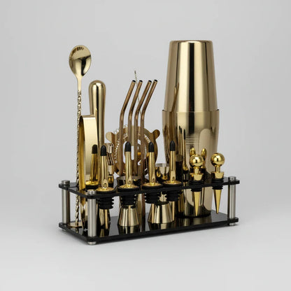 20-Piece Stainless Steel Bartender Set – Boston or Cobbler – view 6
