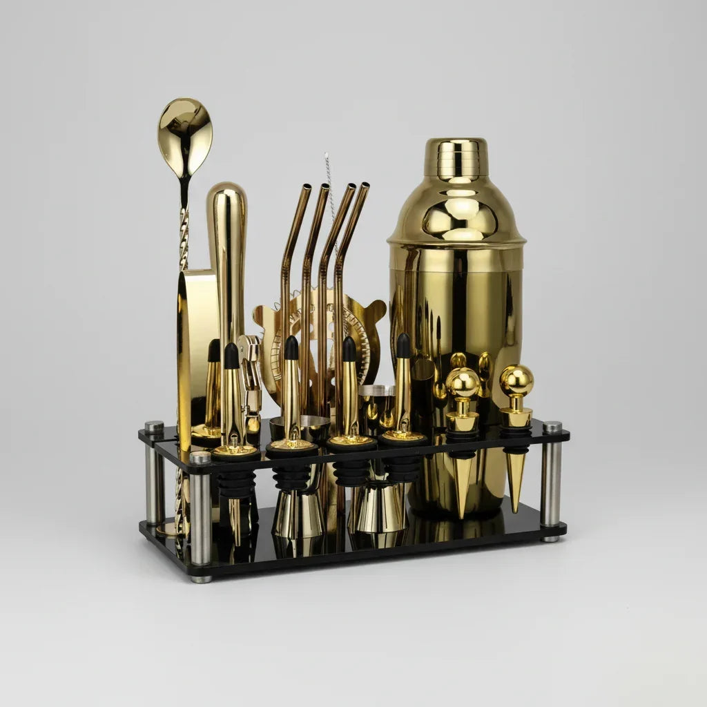 20-Piece Stainless Steel Bartender Set – Boston or Cobbler – view 7