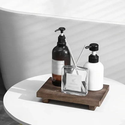 23cm Rectangular Natural Wood Decorative Tray – view 5