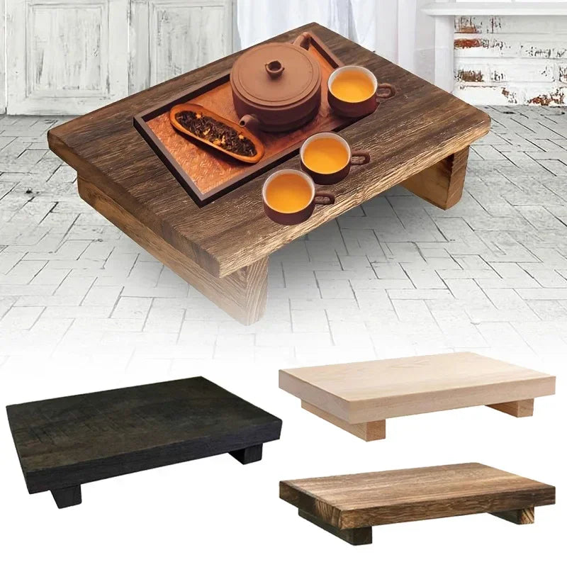 23cm Rectangular Natural Wood Decorative Tray – view 6