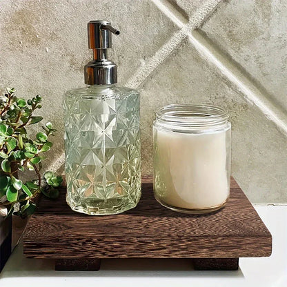 23cm Rectangular Natural Wood Decorative Tray – view 9