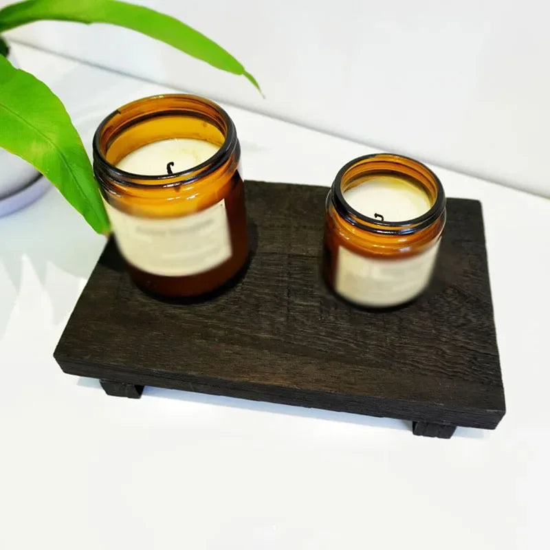 23cm Rectangular Natural Wood Decorative Tray – view 10