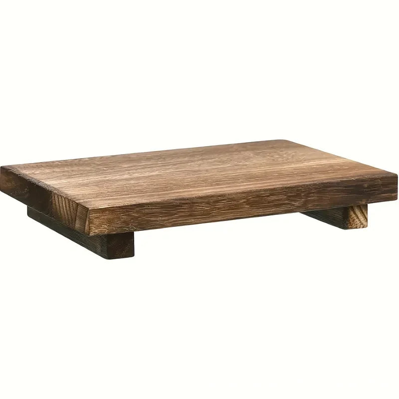 23cm Rectangular Natural Wood Decorative Tray – view 12