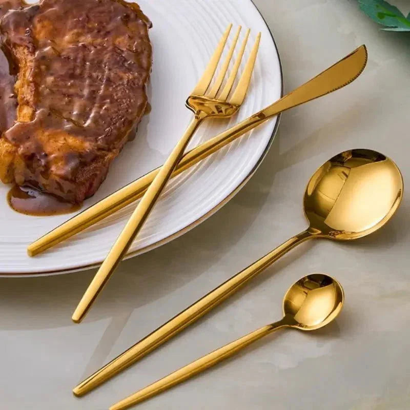 24-Piece Stainless Steel Flatware Set – view 2