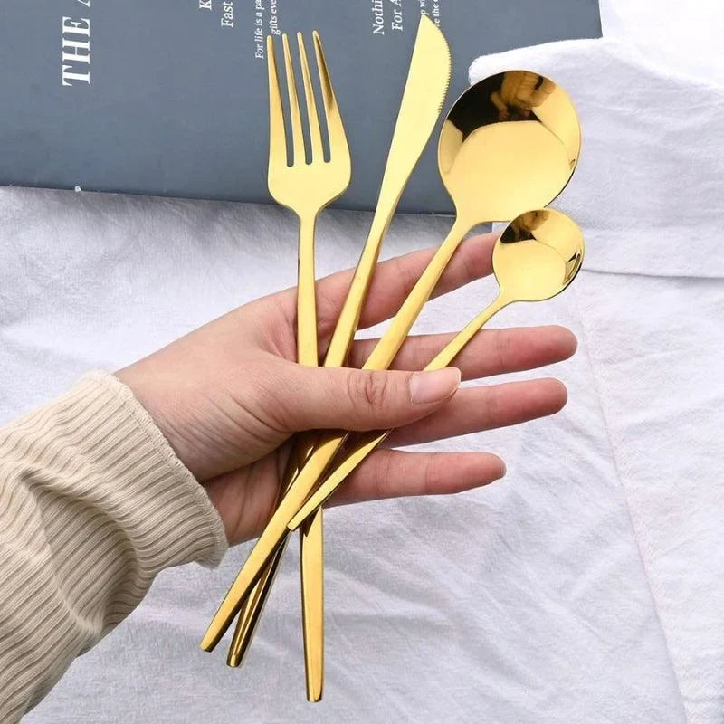 24-Piece Stainless Steel Flatware Set – view 3