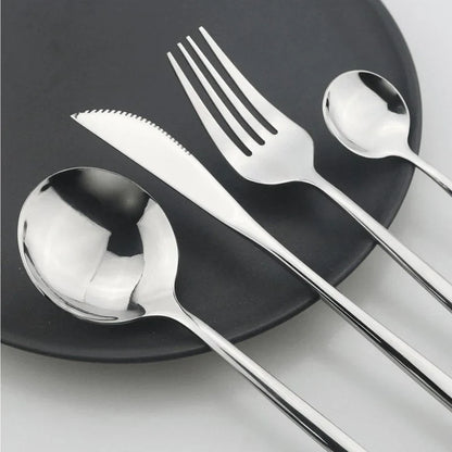 24-Piece Stainless Steel Flatware Set – view 4