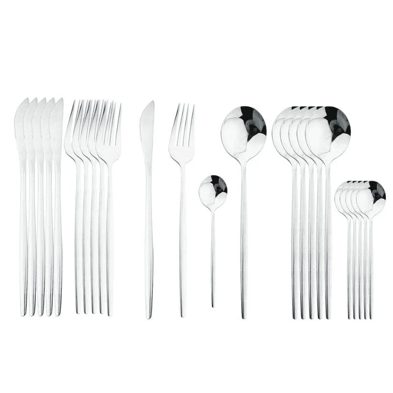 24-Piece Stainless Steel Flatware Set – view 7