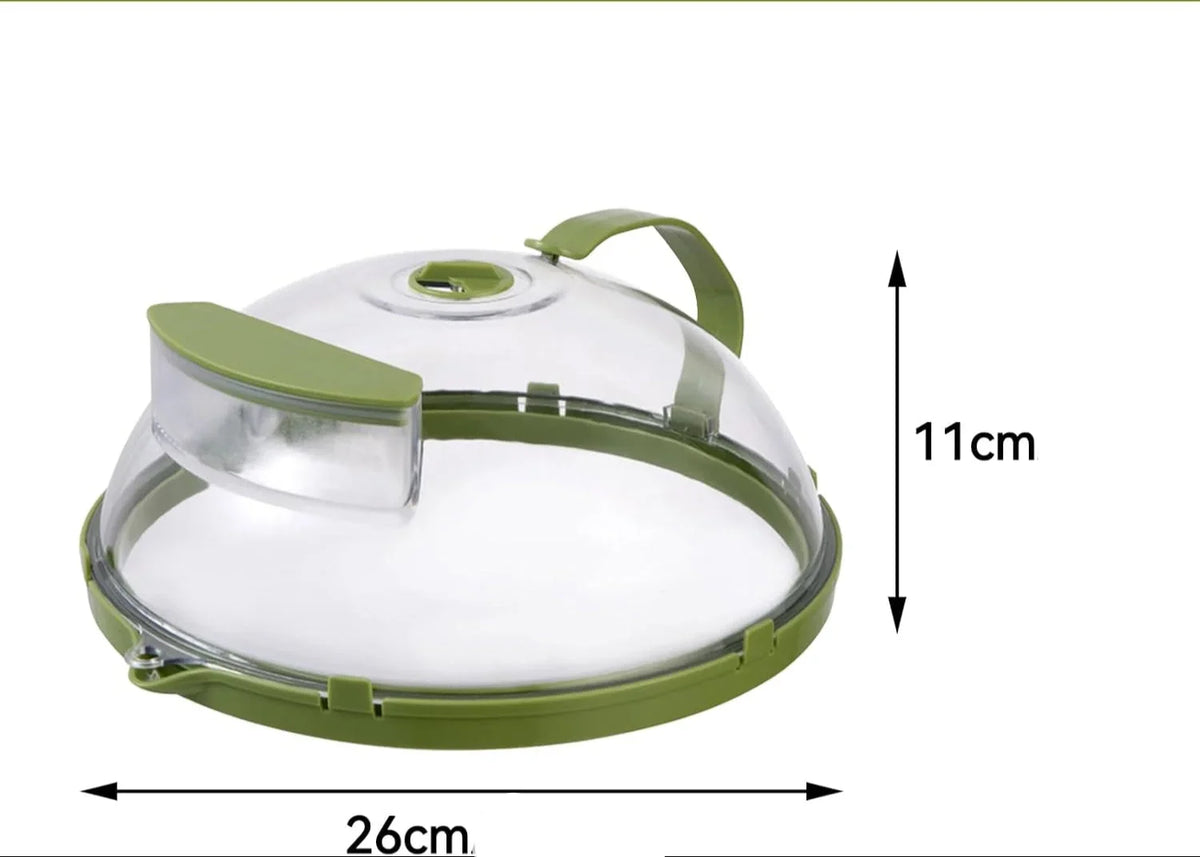26cm Microwave Splatter Cover with Water Reservoir – view 6