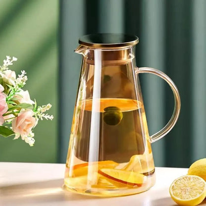 2L borosilicate glass serving pitcher – view 4