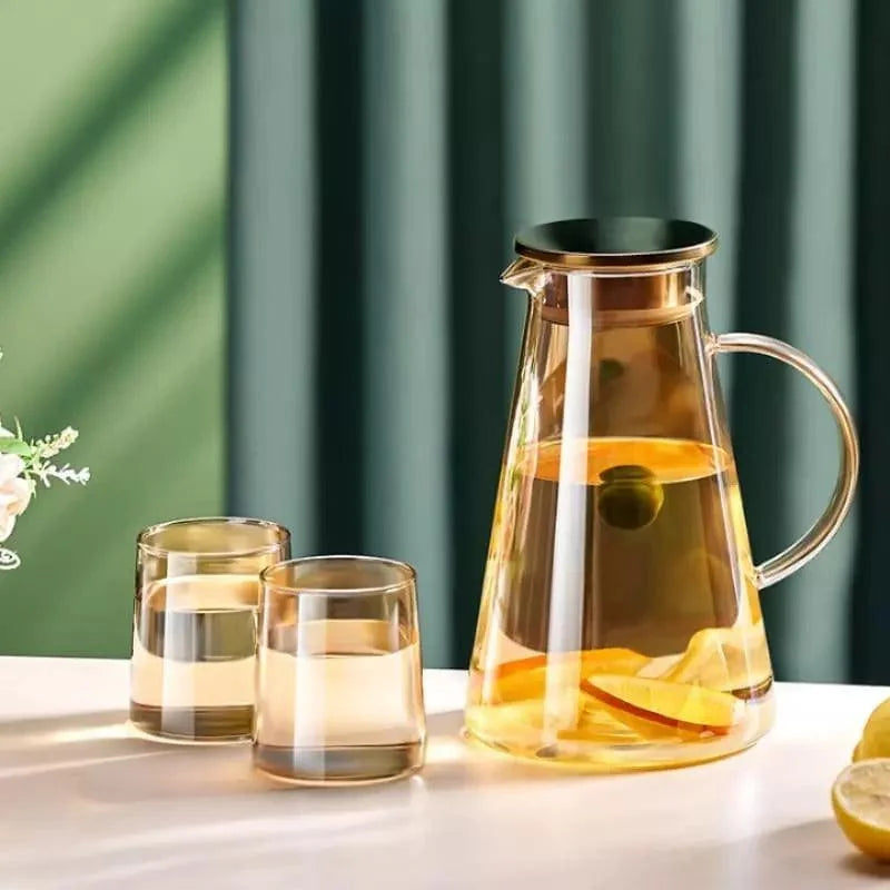 2L borosilicate glass serving pitcher – view 11