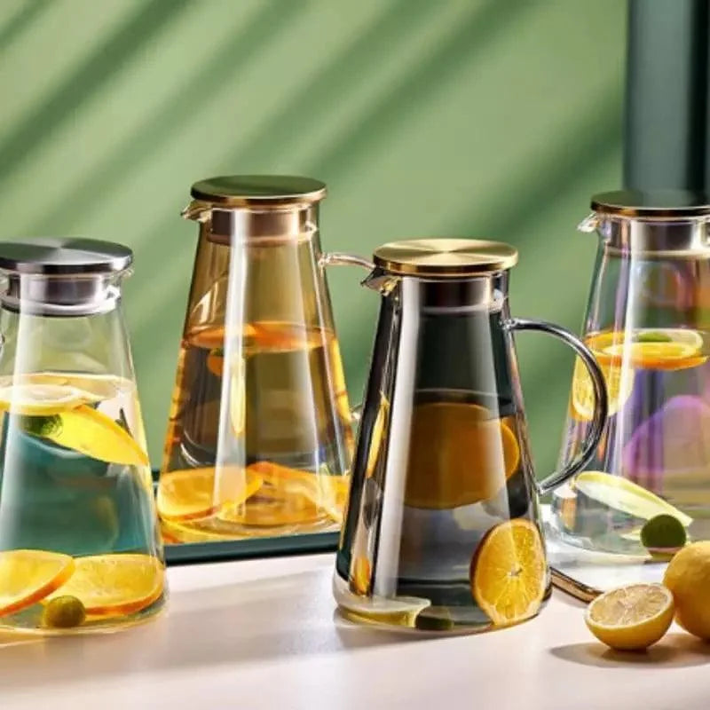 2L borosilicate glass serving pitcher – view 12