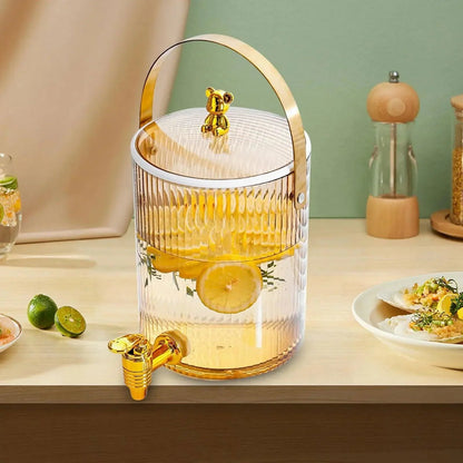 3.6L Clear Beverage Dispenser with Carry Handle – view 2