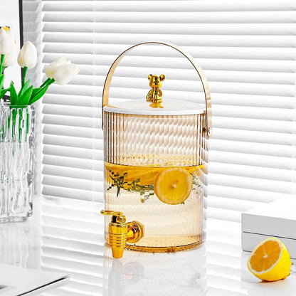 3.6L Clear Beverage Dispenser with Carry Handle – view 4