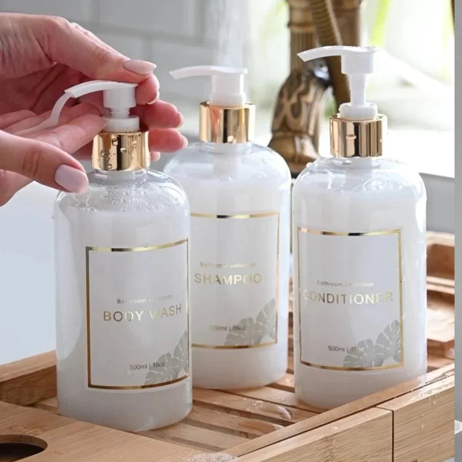 3-Piece 500ml Liquid Soap Dispenser Set – view 3