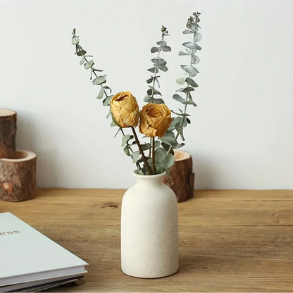 3-Piece Rustic Ceramic Vase Set – view 3