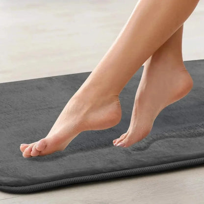 3-Piece Velvet Non-Slip Bathroom Mat Set – view 4
