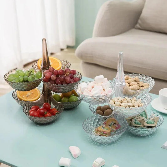 3-Tier European-Style Fruit & Snack Stand