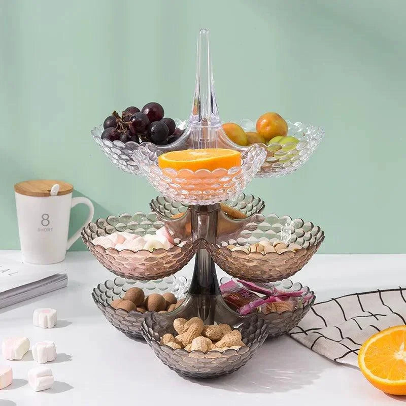 3-Tier European-Style Fruit & Snack Stand – view 2