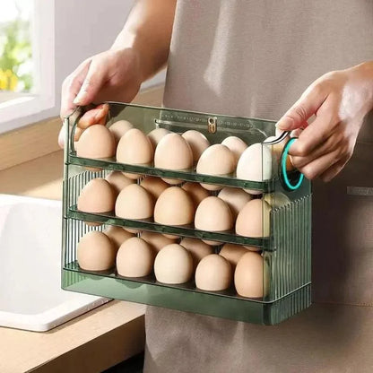 3-tier refrigerator egg holder with 34 compartments – view 5