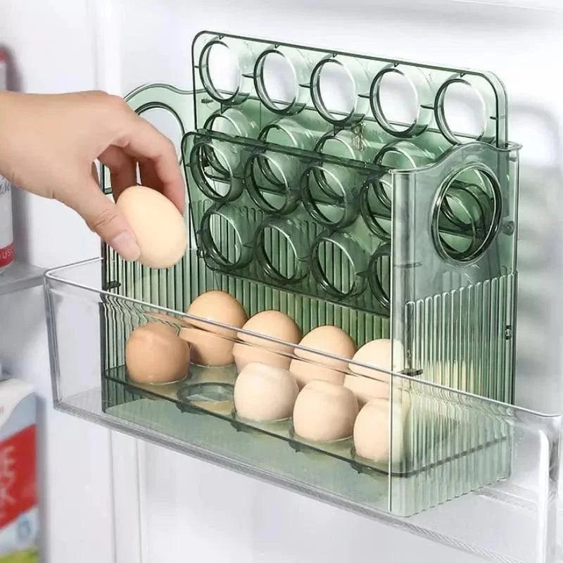 3-tier refrigerator egg holder with 34 compartments – view 8