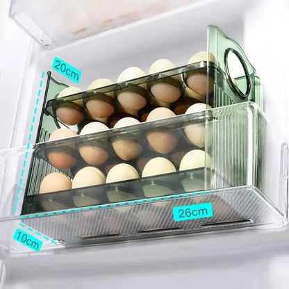 3-tier refrigerator egg holder with 34 compartments – view 9