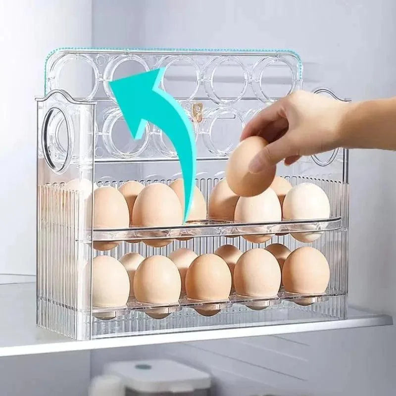 3-tier refrigerator egg holder with 34 compartments – view 10