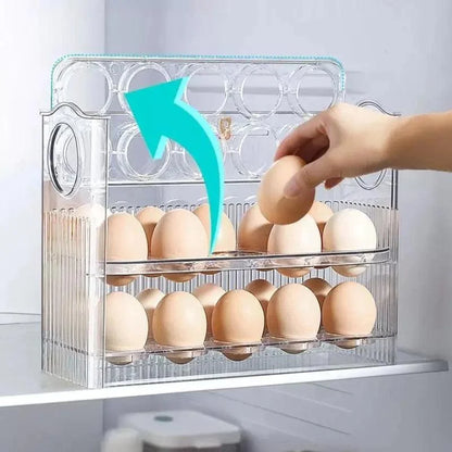 3-tier refrigerator egg holder with 34 compartments – view 10