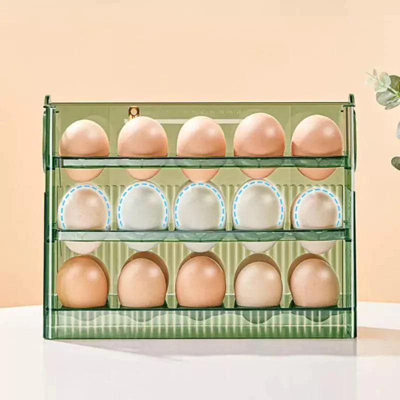 3-tier refrigerator egg holder with 34 compartments – view 11